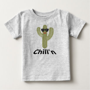 Pour Bébé Chill'n Cactus Design - Baby Fine Jersey T-Shirt