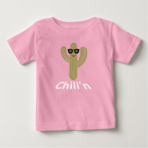 Pour Bébé Chill'n Cactus Design - Baby Fine Jersey T-Shirt