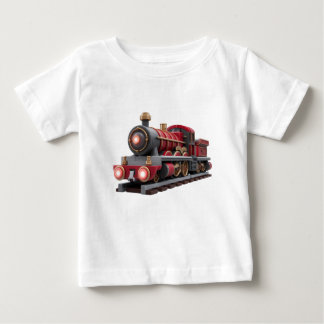 Pour Bébé Classic Red Steam Train – Adventure Kids T-Shirt 