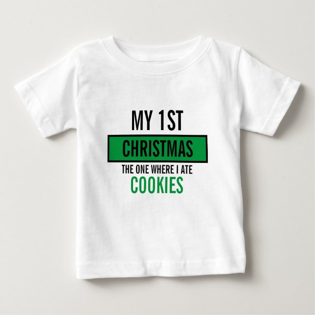 Pour Bébé Custom Christmas drôle nourriture modèle T-shirt (Devant)