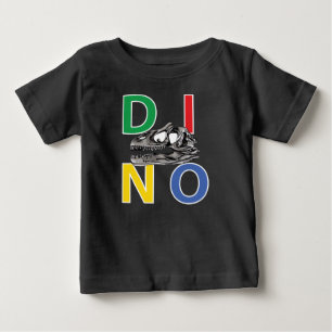 Pour Bébé DINO - Black Baby Fine Jersey T-shirt
