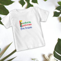 Drôle de t-shirt "la chance favorise les audacieux