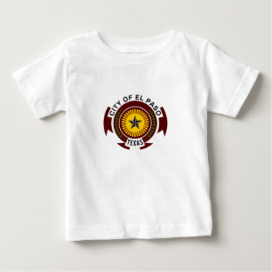 Pour Bébé Emblème de la ville d'El Paso, Texas Baby T-Shirt