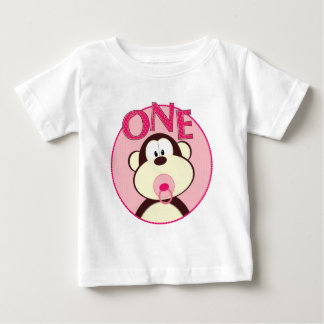 Pour Bébé Ęr T-shirt d'anniversaire de singe adorable