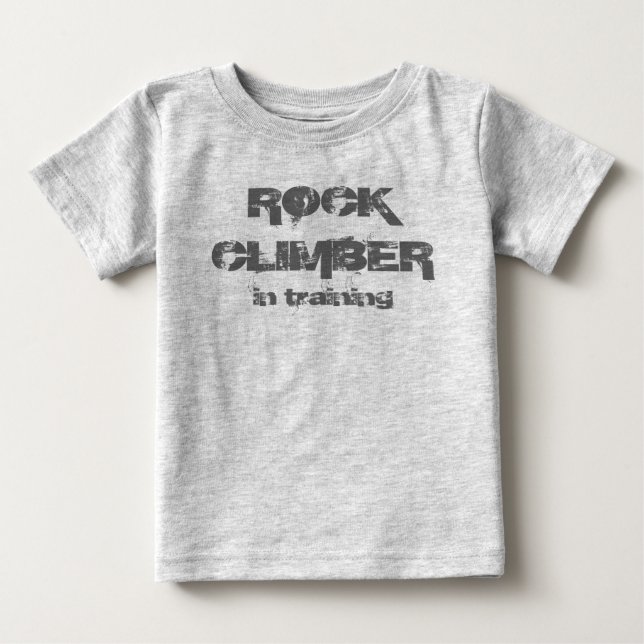 Pour Bébé escalade en formation T-shirt (Devant)