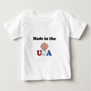 Pour Bébé fait dans le T-shirt des enfants des Etats-Unis