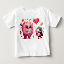 Flora le T-shirt monstre amical