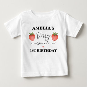Pour Bébé Fraise Berry doux t-shirt 1er anniversaire