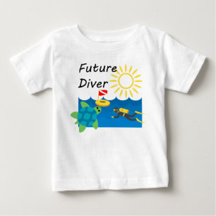 Pour Bébé Future Diver Design - Baby Fine Jersey T-Shirt