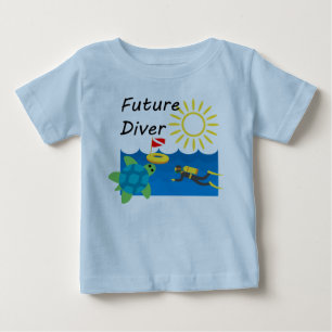Pour Bébé Future Diver Design - Baby Fine Jersey T-Shirt