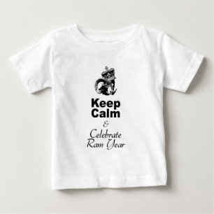 Pour Bébé Gardez le calme Célébrez l'année du bélier T-shirt
