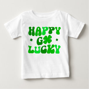 Pour Bébé HAPPY GO LUCKY Shamrock Baby Infant T-shirt