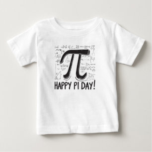 Pour Bébé Happy Pi Day Kids T-Shirt - Math Lover Shirt