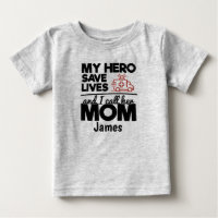 Hero Maman Ambulance personnalisée Baby T-shirt
