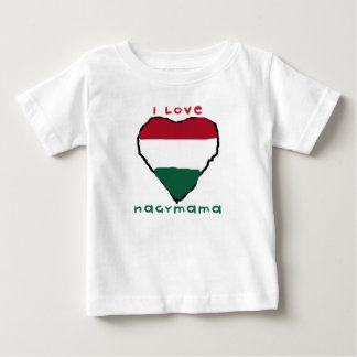 Pour Bébé J'aime le T-shirt de nourrisson de Nagymama