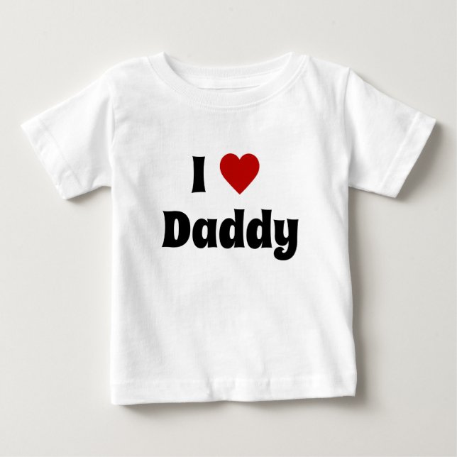 Pour Bébé J'aime le t-shirt du papa (Devant)