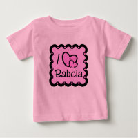 J'aime le T-shirt mignon de Babcia