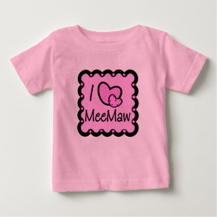 Pour Bébé J'aime le T-shirt mignon de MeeMaw