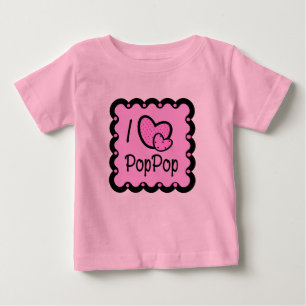 Pour Bébé J'aime le T-shirt mignon de PopPop