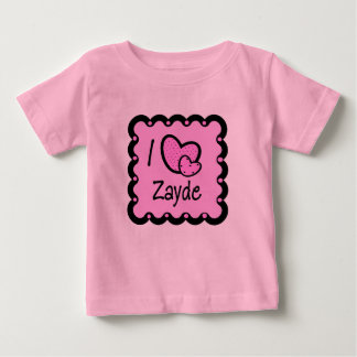 Pour Bébé J'aime le T-shirt mignon de Zayde