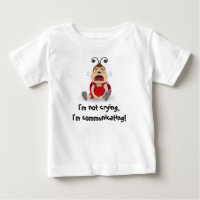 Je ne pleure pas, je communique le T-shirt rouge