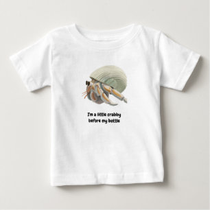 Pour Bébé Je suis un peu grincheux avant mon T-shirt bouteil
