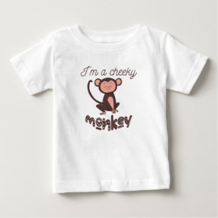 Pour Bébé Je suis un T-shirt effronté de singe