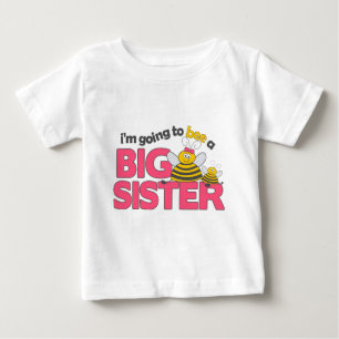 Pour Bébé Je vais être un T-shirt Big Sister
