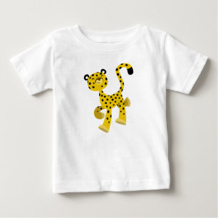 Pour Bébé Joli Cartoon Cheetah Baby T-Shirt
