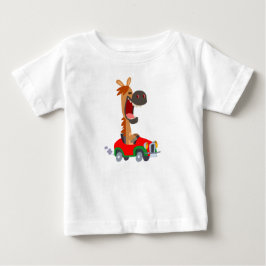 Pour Bébé Joli T-shirt Cheval Motorisé Cartoon