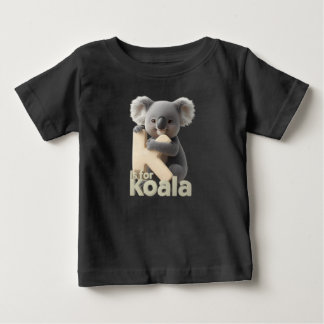 Pour Bébé Joli T-Shirt Lettre K Koala Enfants | Alphabet Ani