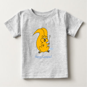 Pour Bébé Jolie Camper Écureuil Été Baby T-shirt