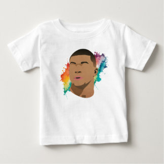 Pour Bébé Kylian Mbappe Aquarelle arc-en-ciel T-shirt enfant