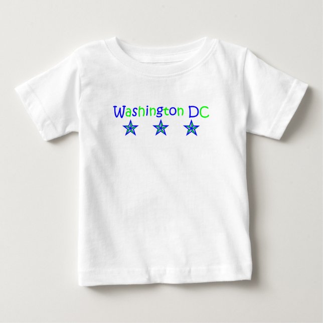 Pour Bébé Le T-shirt de l'enfant de Washington DC (Devant)