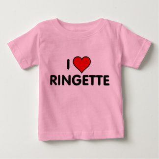 Pour Bébé Le T-shirt des enfants de Ringette "j'aime