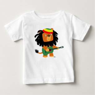 Pour Bébé Lion mignon de bande dessinée de T-shirt de béb