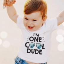 Lunettes de soleil One Cool Dude T-shirt d'été 1er