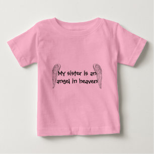 Pour Bébé Ma soeur est un T-shirt d'ange