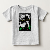 Magicien Oz Baby T-Shirt transparent