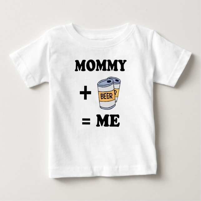 Pour Bébé Maman plus le T-shirt de bière (Devant)
