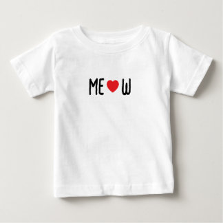 Pour Bébé meow heart T-shirt