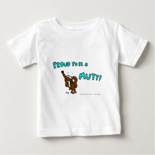 Pour Bébé Midge FIER D'ÊTRE UN T-shirt enfant MUTT