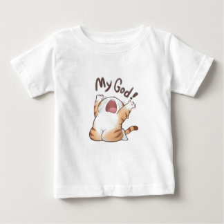 Pour Bébé Mignonne Crier Mème de chat Drôle T-Shirt