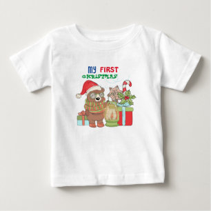 Pour Bébé Mon premier T-shirt BabY de Noël