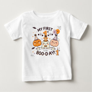 Pour Bébé Mon premier t-shirt Boo-Day Baby 1er anniversaire
