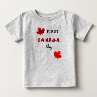 Pour Bébé Mon premier T-shirt de la fête du Canada
