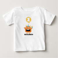 Monster Cupcake Balloon 1er Anniversaire T-shirt
