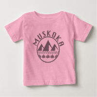 Muskoka Design - T-shirt Baby Fine Jersey