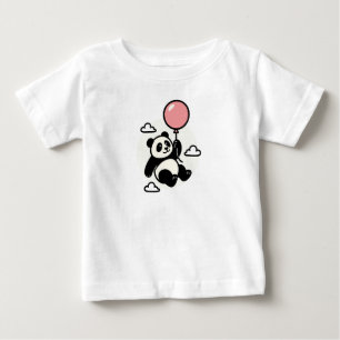 Pour Bébé Panda Up & Away – Vin Zzep Art - T-Shirt