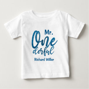 Pour Bébé Personnalisé M. Onederful Baby Boy T-Shirt